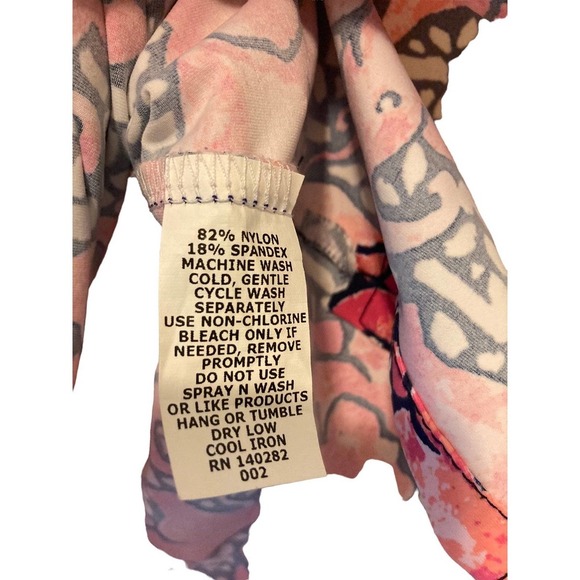 Katherine Way Pink Black and White Elephant Patterned Tunic - XS - Picture 4 of 4